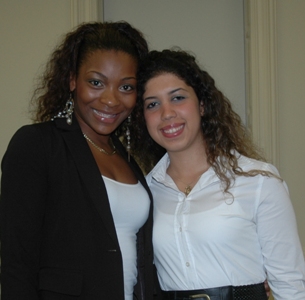 Jessica Goods-Morris and Monica Barros De Alcantara 